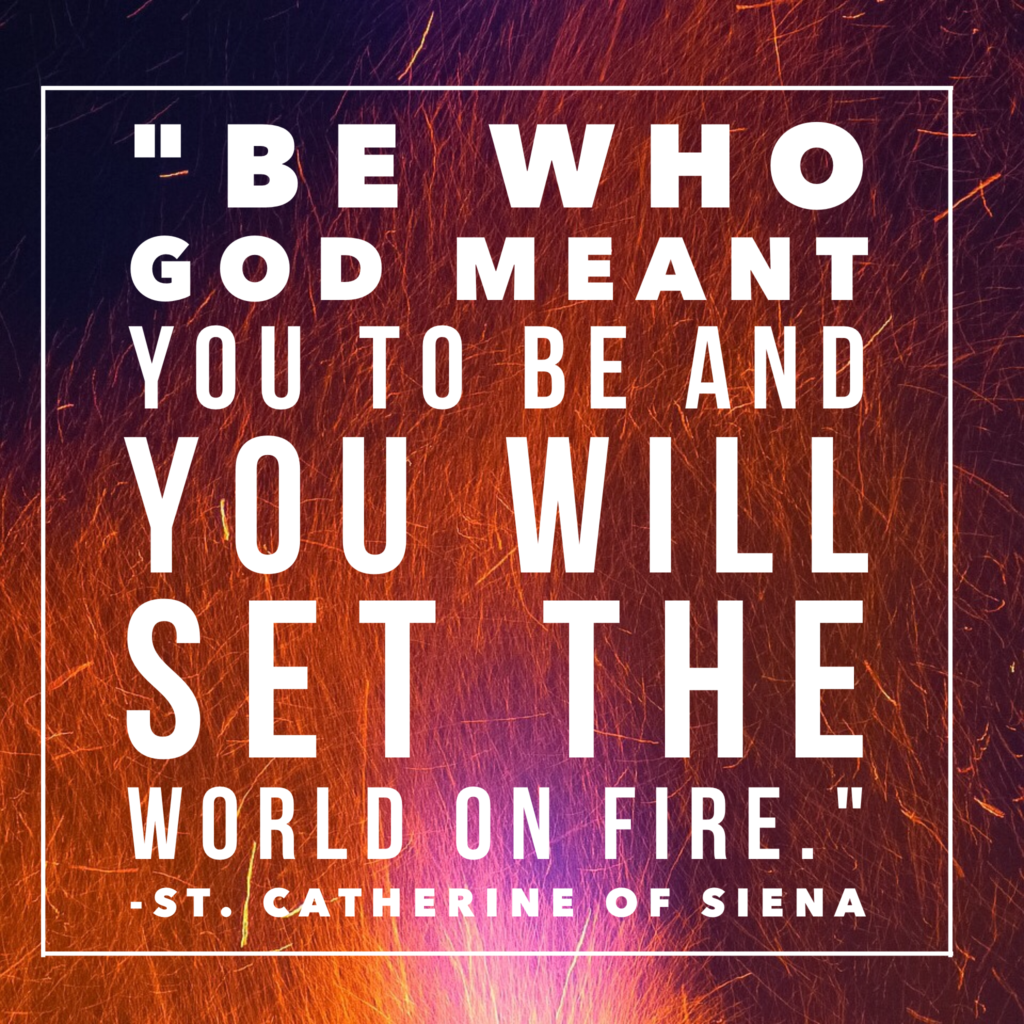 St. Catherine of Siena Quote | Bold Red Creative